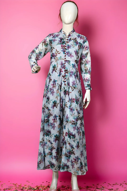 Flora Mist Long Dress